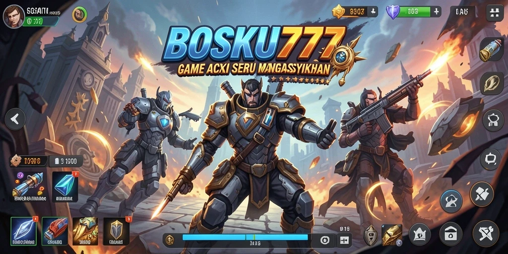 Tampilan gameplay seru dari BOSKU777 dengan aksi penuh ketegangan.