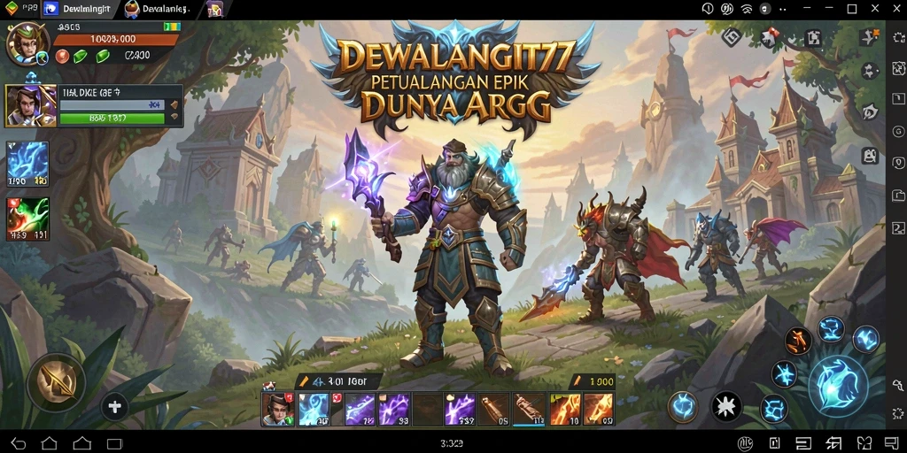 Gameplay seru DEWALANGIT77 dengan aksi mendebarkan.