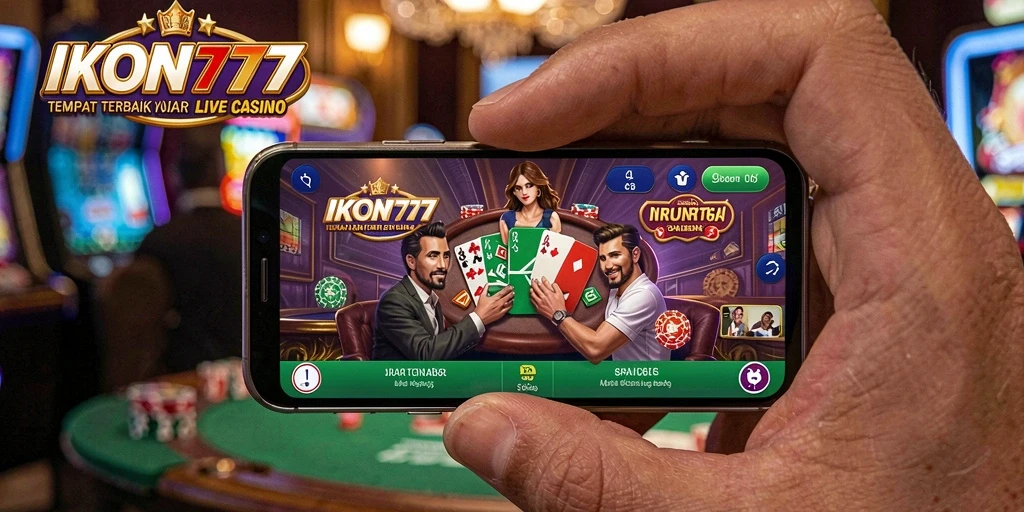 Gameplay Live Casino yang seru dan interaktif di IKON777.