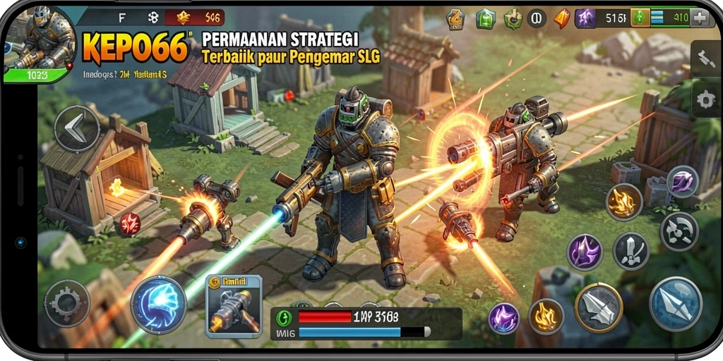 Tampilan gameplay KEPO66 dengan aksi strategi yang mendebarkan.