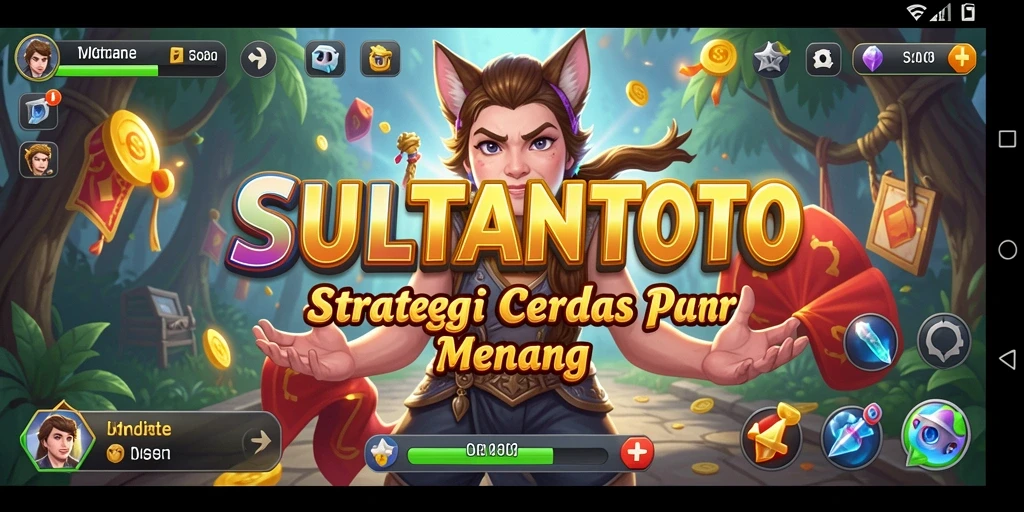 Tampilan gameplay strategi mendebarkan di SULTANTOTO.